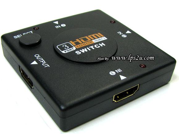 1 to 3 Port High Resolution/High Quality HDMI Switch (HDMI1.3)