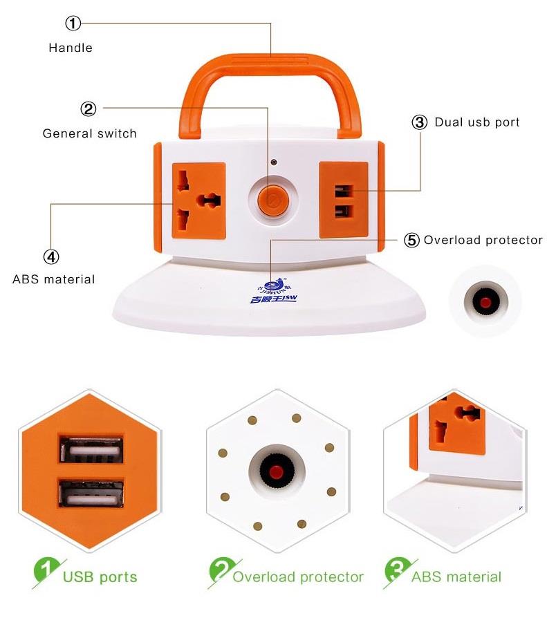 1 Layer Vertical Socket with 2 USB Port(Random Colour) 1 Layer Vertical Socket with 2 USB Port(Random Colour)