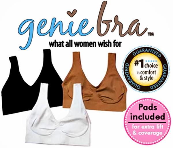 100% Original High Quality Free Pads Classic Seamless Genie Bra 3 pcs