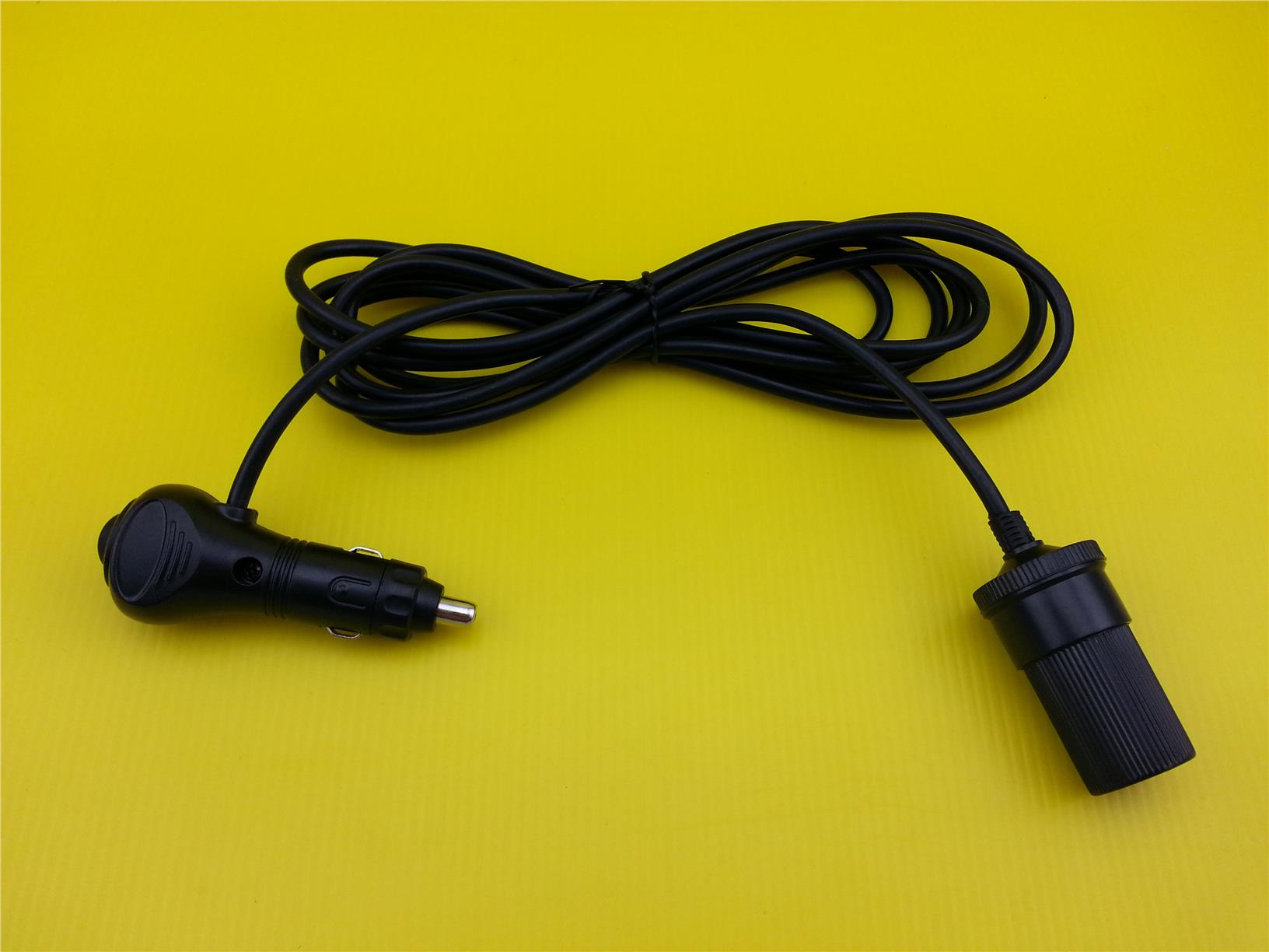12V 15A 180W In Car Socket Extension Cord Cable Wi (end 4 12V 15A 180W In Car Socket Extension Cord Cable Wi (end 4