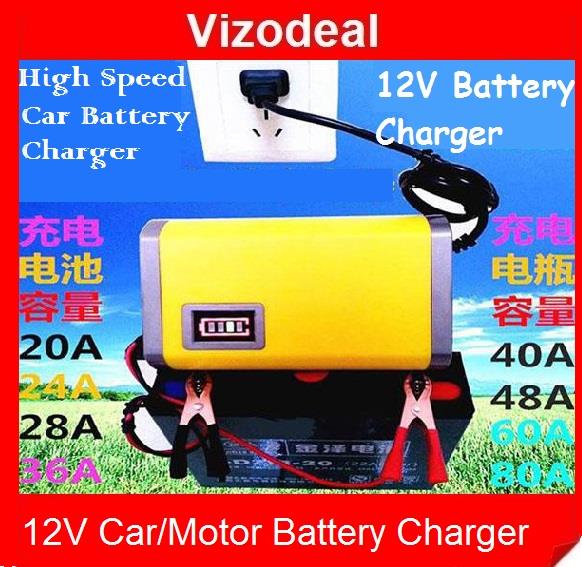 12V Lead-acid Battery Charger Smart Charger For Motorcycle/Car Battery