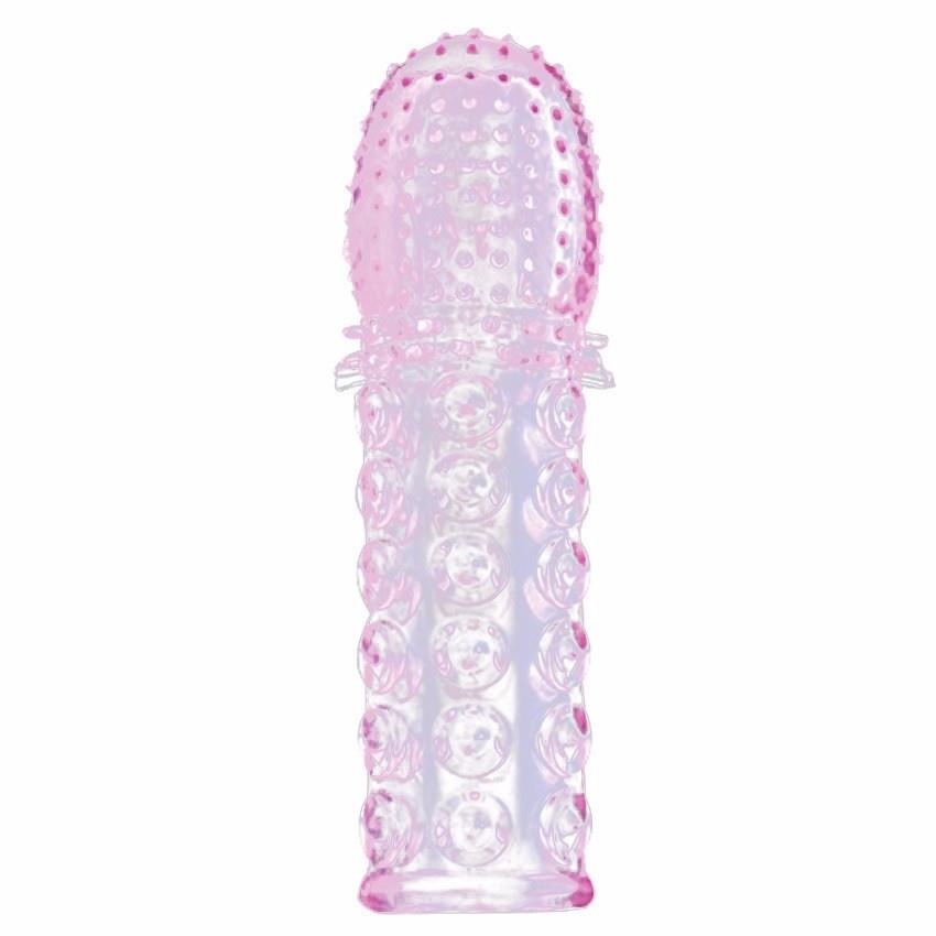14.5cm Reusable Condom Spike Ball Condom Cock Rings Reusable Condom