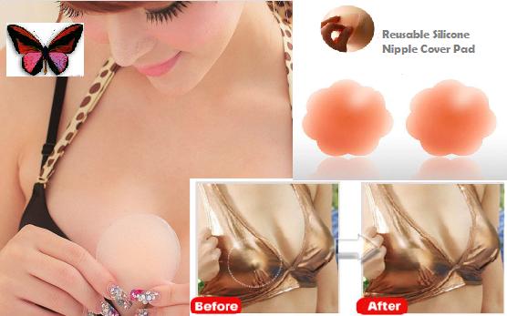 Self-Adhesive Reusable Nipple Covers