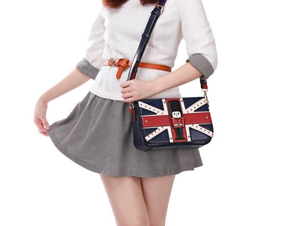 2013 New England Vintage Design Cute Man Sling Handbag