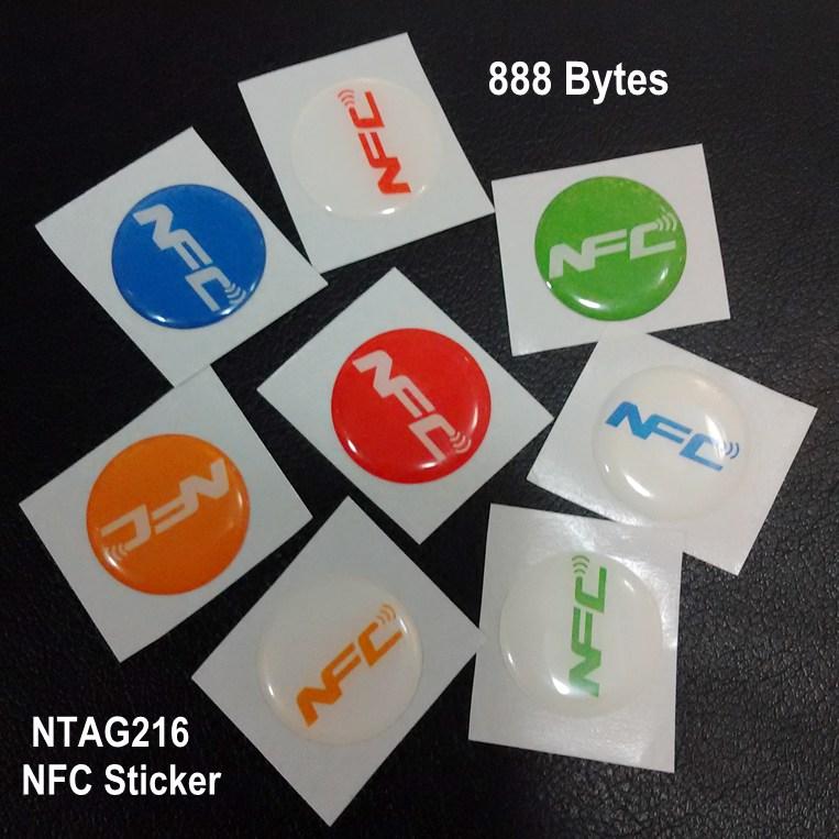 25mm Universal NTAG216 Epoxy Sticker 888 Byte Larger EEPROM 25mm Universal NTAG216 Epoxy Sticker 888 Byte Larger EEPROM