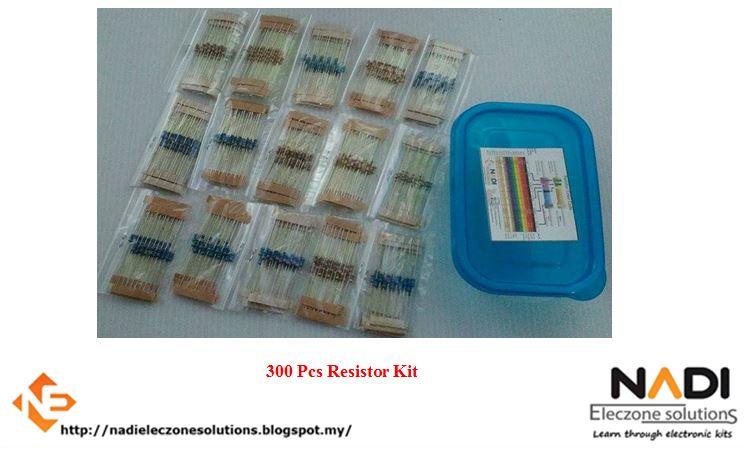300 PCS 15 VALUE RESISTORS KIT - ARDUINO UNO COMPATIBLE 300 PCS 15 VALUE RESISTORS KIT - ARDUINO UNO COMPATIBLE