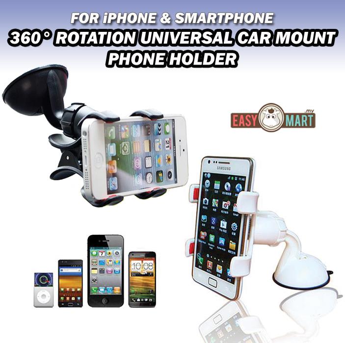 360° Rotation Universal Car Mount Phone Holder