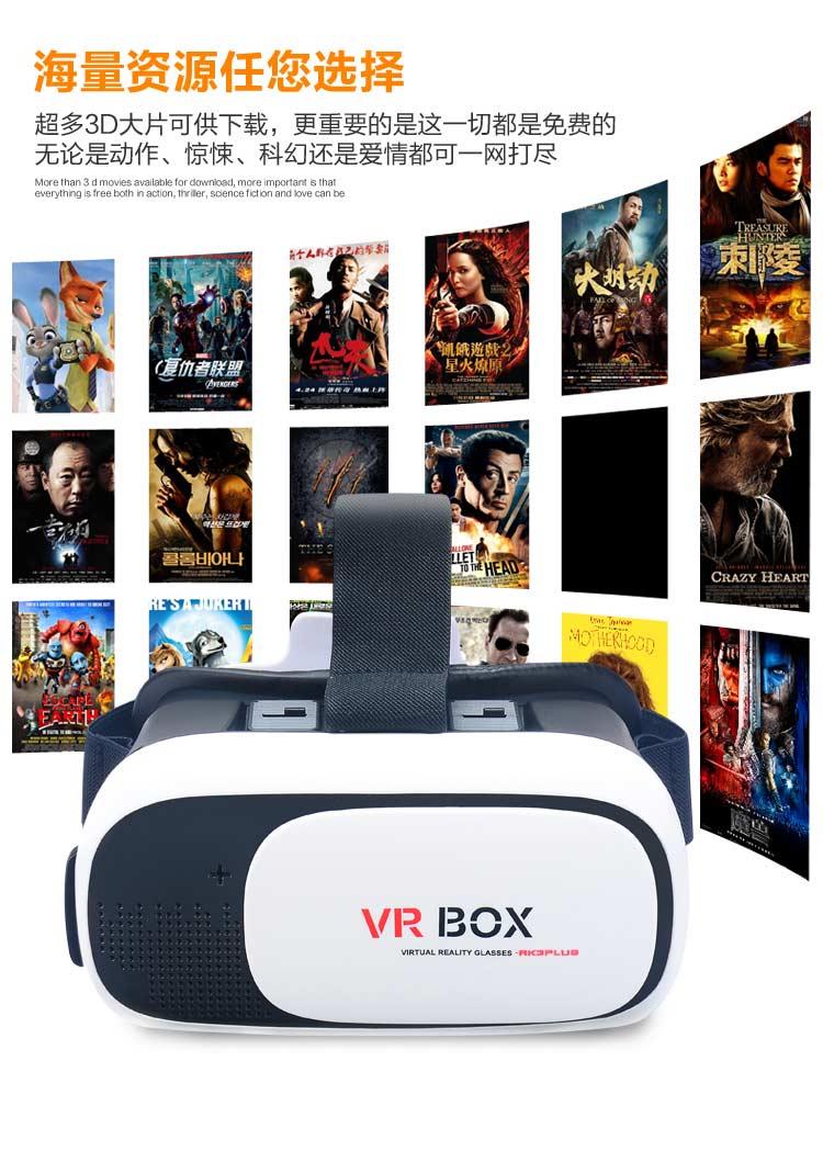 3D Headset Virtual Reality Glasses VR Box 3D Headset Virtual Reality Glasses VR Box