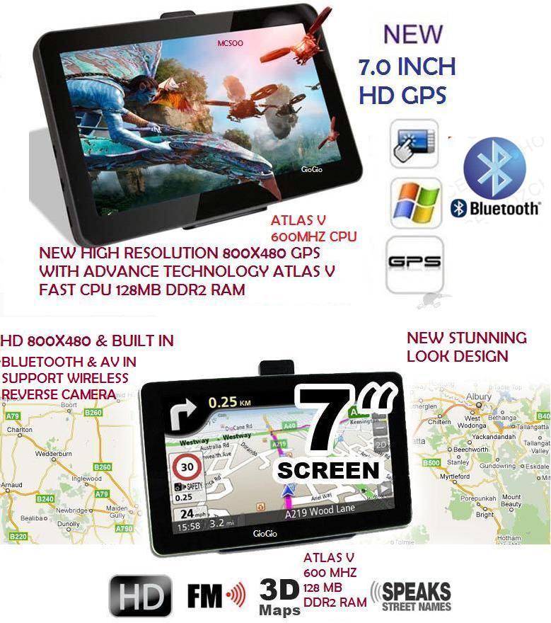 7.0 INCH BLUETOOTH GPS HIGH RESOLUTION 800x480 ATLAS V 600 MHZ WINCE 6.0+4GB 7.0 INCH BLUETOOTH GPS HIGH RESOLUTION 800x480 ATLAS V 600 MHZ WINCE 6.0+4GB