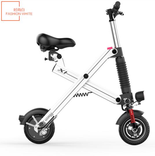 8 inch electric folding scooter, the use of X-type design 8 inch electric folding scooter, the use of X-type design