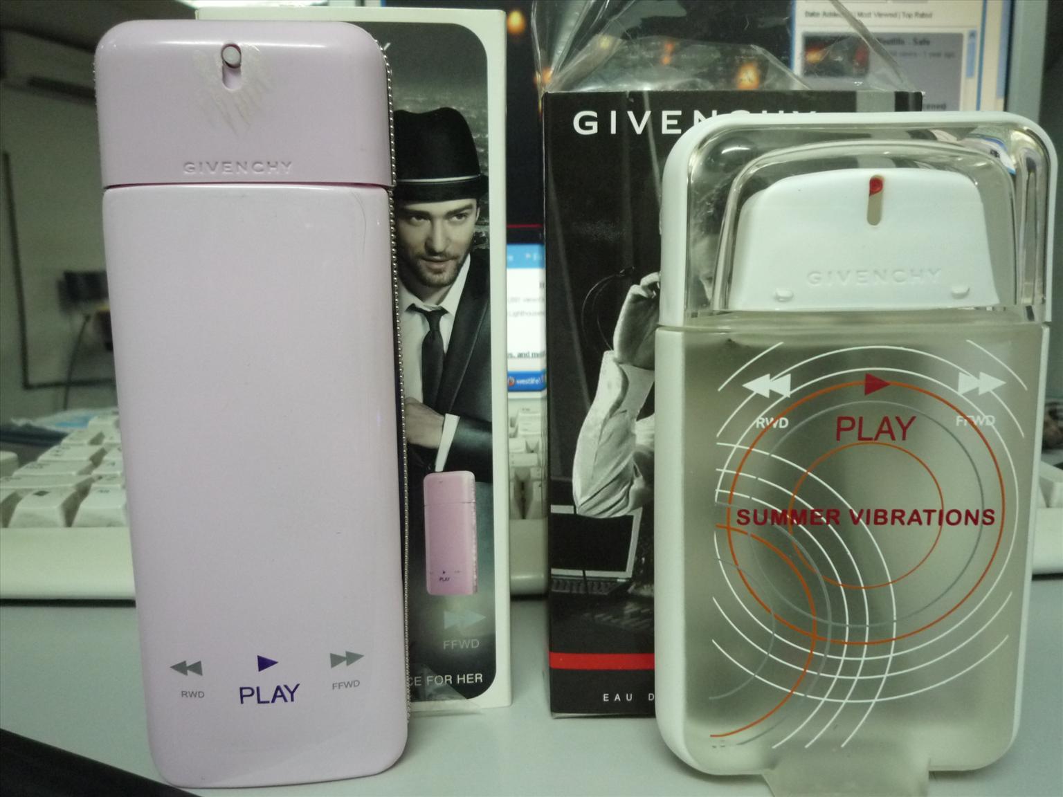 90% LIKE ORIGINAL 2 X GIVENCHY PLAY FOR HIM & HER PERFUME FOR SALE 90% LIKE ORIGINAL 2 X GIVENCHY PLAY FOR HIM & HER PERFUME FOR SALE