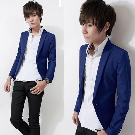 [9319] Korean Casual Slim Fit Suit Coat Jacket