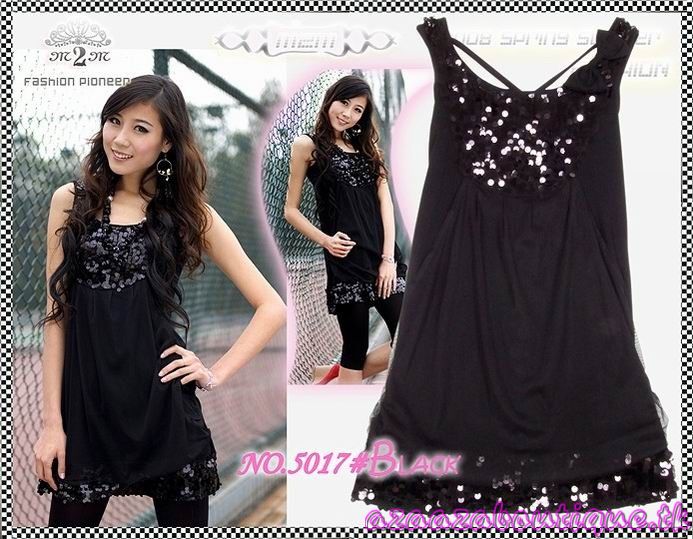 ♥Aza Aza♥ |FreePostage| Bling Sleeveless Blouse- Black