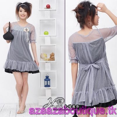 ♥Aza Aza♥ |FreePostage| Starry Dress- Grey