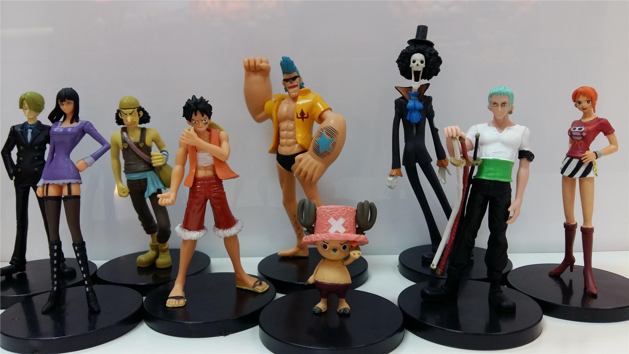 action figure one piece set 5/22/2017 Action 9pcs 6:15 Piece One PM  MYT Figure (end )