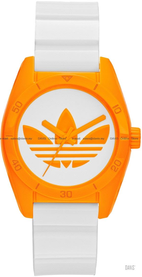 orange adidas watch