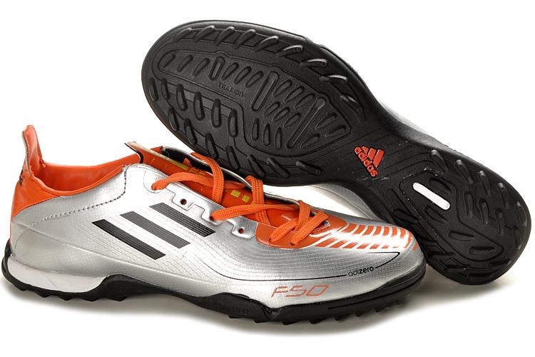 Adidas F50 adiZero TF Silver 2011 Indoor Futsal Shoes