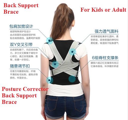 Adult kids students with humpback Posture Back Support Brace $49.9