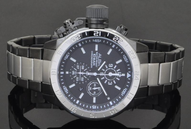 alba watch 10 bar chronograph