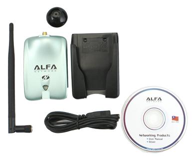 Alfa AWUS036NH 1200mW 802.11b/g/n Long-Range 150Mbps WiFi Adapter