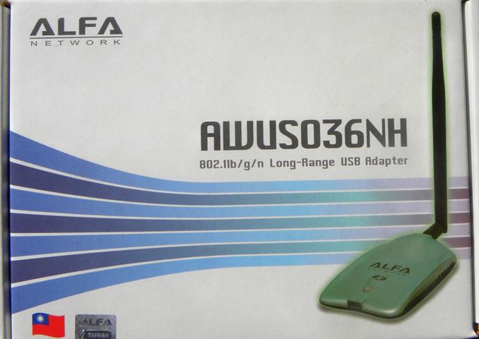 Alfa AWUS036NH 1200mW 802.11b/g/n Long-Range 150Mbps WiFi Adapter