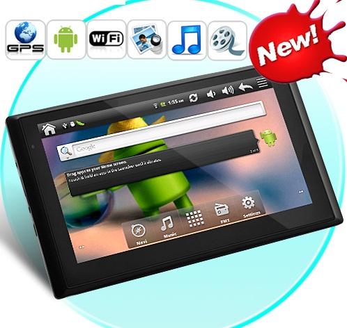 Androidtablet  on Android 2 2 Tablet Gps Navigator With 7 Inch Touchscreen  Negeri