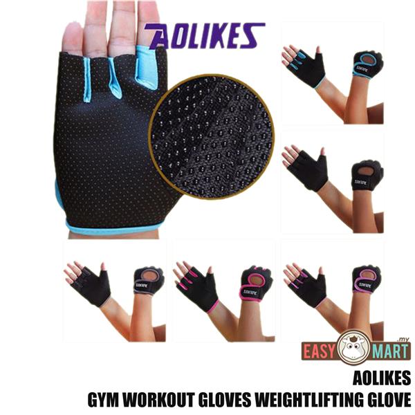 Aolikes Gym Workout Gloves Weight Lifting Training Cycling Glove Aolikes Gym Workout Gloves Weight Lifting Training Cycling Glove