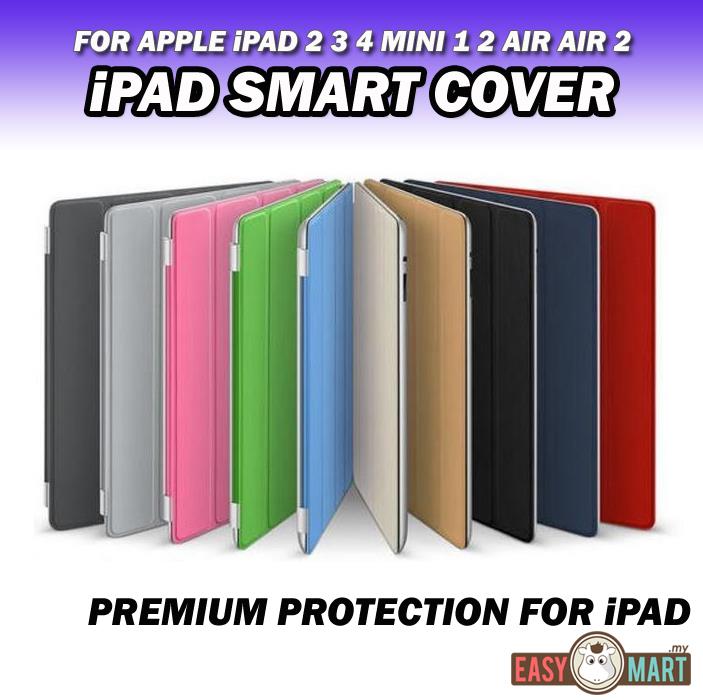 Apple iPad 2 3 4 Air 2 Mini 1 2 Smart Cover 2 in 1 Slim Case AutoOnOff