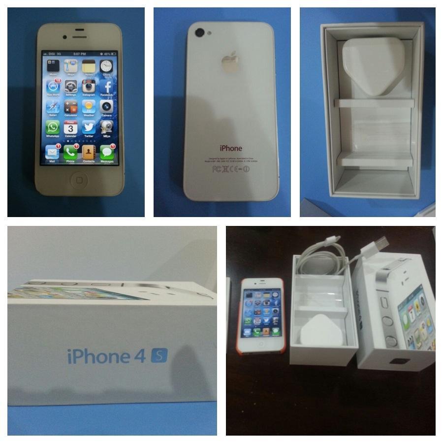 APPLE IPHONE 4S WHITE 16GB SIM FREE ORIGINAL APPLE (USED) APPLE IPHONE 4S WHITE 16GB SIM FREE ORIGINAL APPLE (USED)
