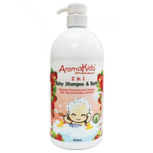 AROMAKIDS BABY 2 IN 1 (SHAMPOO & BATH) STRAWBERRY 1L AROMAKIDS BABY 2 IN 1 (SHAMPOO & BATH) STRAWBERRY 1L