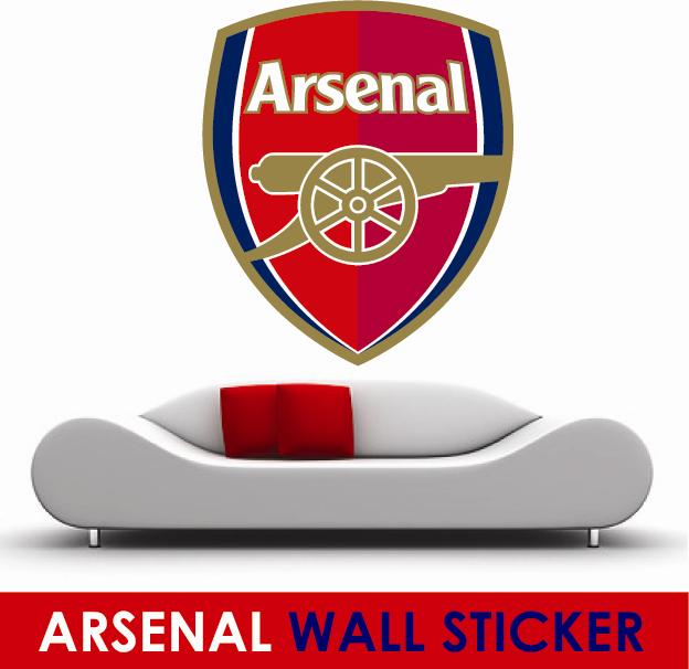 Arsenal Fc Football Club Logo Wall Sticker  football club in malaysia