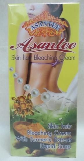 ASANTEE SKIN HAIR BLEACHING CREAM WITH TURMERIC ES (end 12 