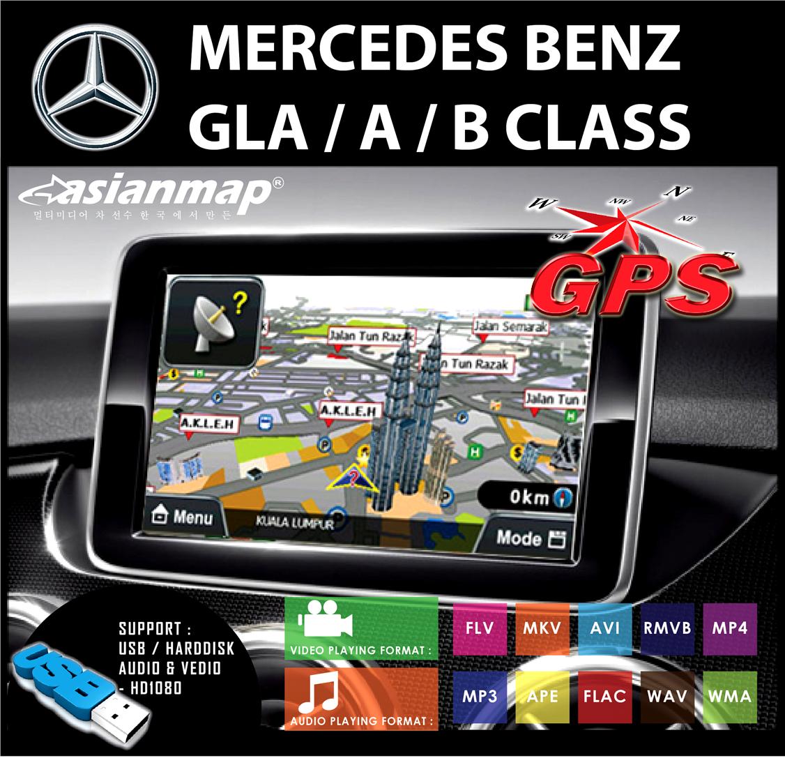 ASIAN MAP GLA/A/B CLASS 8' CAPACITY TOUCH SCREEN & MULTIMEDIA WITH GPS ASIAN MAP GLA/A/B CLASS 8' CAPACITY TOUCH SCREEN & MULTIMEDIA WITH GPS