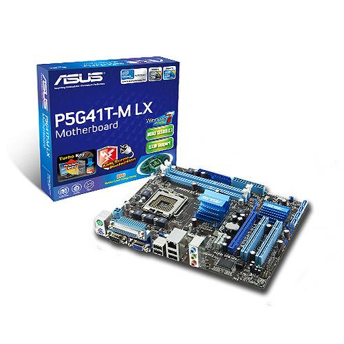 Asus P5G41T-M LX Intel Socket 775 Motherboard Asus P5G41T-M LX Intel Socket 775 Motherboard
