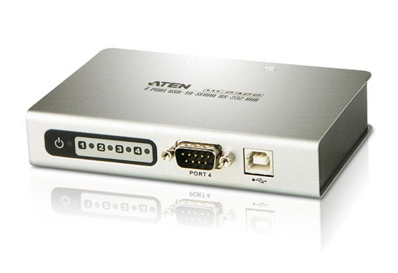 Aten 4-Port USB to Serial RS-232 Hub - UC2324