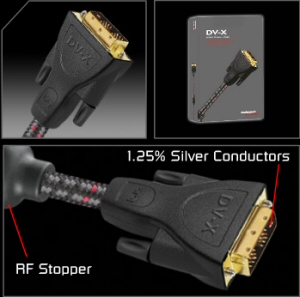 AudioQuest? DV-X DVI?Silver Digital Video Cable for PC, LCD, HDTV 2.0M AudioQuest? DV-X DVI?Silver Digital Video Cable for PC, LCD, HDTV 2.0M