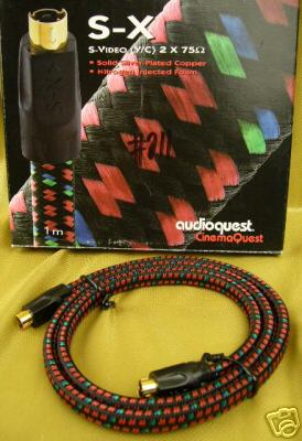 AudioQuest? S-X Series HighEnd SOLID SILVER S-Video Cable for ASTRO TV AudioQuest? S-X Series HighEnd SOLID SILVER S-Video Cable for ASTRO TV