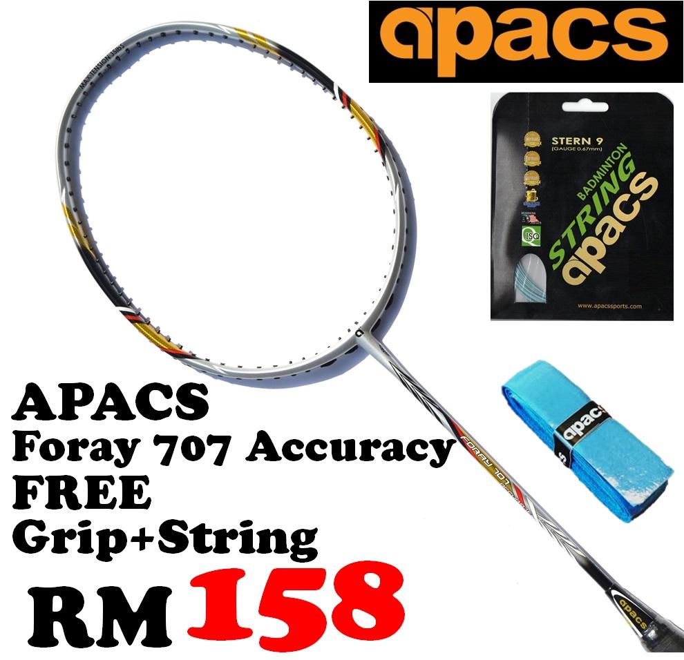 Badminton Racket APACS Foray 707 RM299Discount 30 (OTHERS, end time 7/12/2015 81500 PM MYT)