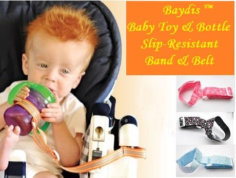 Baydis Baby Toy & Bottle Anti-Slip/Anti-Drop Strap & Belt