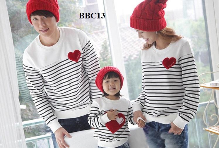 BBC13 Family T-Shirt Set/Couple Long Sleeve Shirt (RM90 for 3pcs)