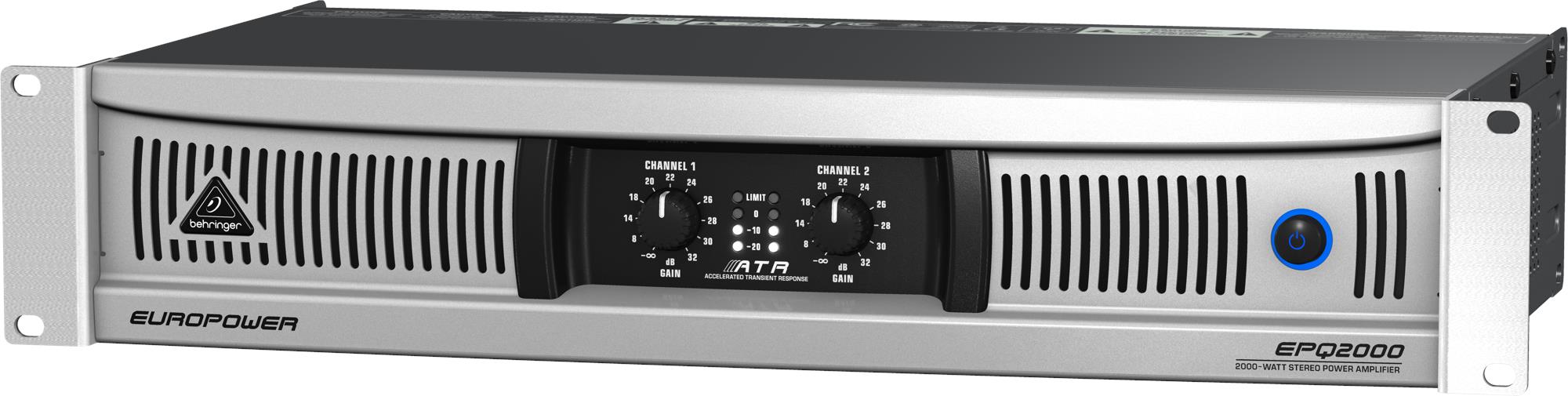 Behringer EUROPOWER EPQ2000 Stereo Power Amplifier Behringer EUROPOWER EPQ2000 Stereo Power Amplifier