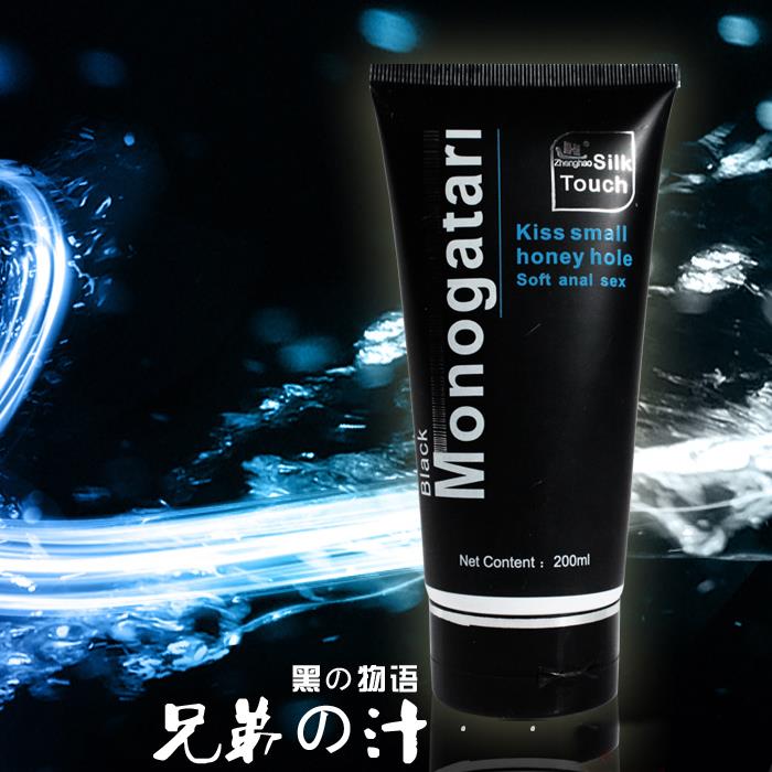 BLACK MONOGATARI ANAL LUBRICANT 200ML (Condom Safe)