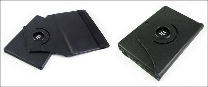 BlackBerry Playbook leather casing case - 360◦ Degree Rotate