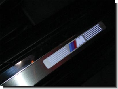 Bmw door sill lights #7