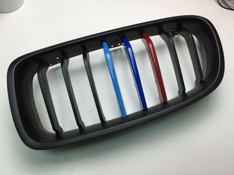 BMW F30 Kidney Grille Msport Color Cover Set BMW F30 Kidney Grille Msport Color Cover Set