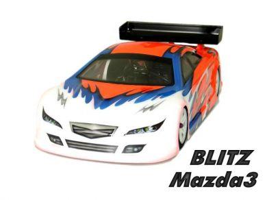 Body Shell Mazda 3 190mm - Clear Body for RC Car EP Body Shell Mazda 3 190mm - Clear Body for RC Car EP