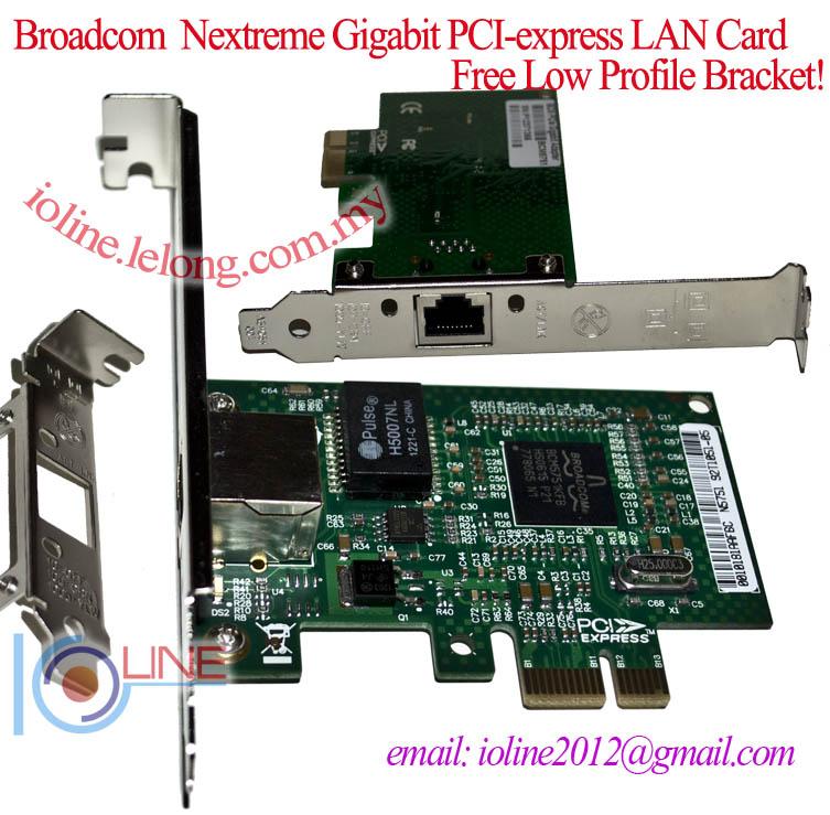 Broadcom NetXtreme 1000Mb Gigabit PCI-E Network Card BCM5751 NIC Boot