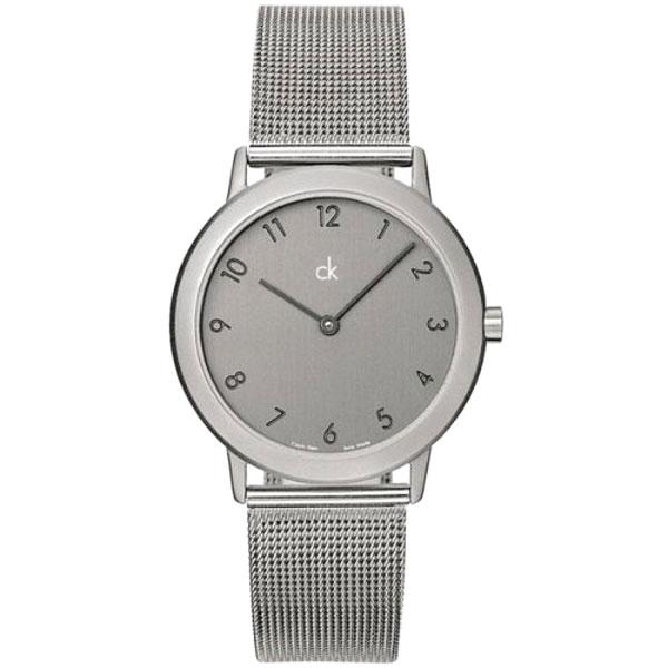 ... Klein CK K0311110 ORIGINAL Mens Minimal Watch Silver Quartz Ana