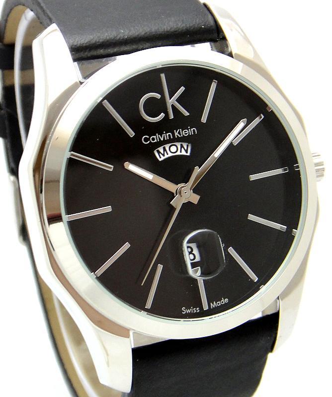 CALVIN KLEIN CK MAN UNIQUE DAY DATE subdial JAPAN QUARTZ leather 3 col.. CALVIN KLEIN CK MAN UNIQUE DAY DATE subdial JAPAN QUARTZ leather 3 col..