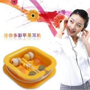 Candy Color Square Box Fashion Anti Noise MP3 Earphone Candy Color Square Box Fashion Anti Noise MP3 Earphone